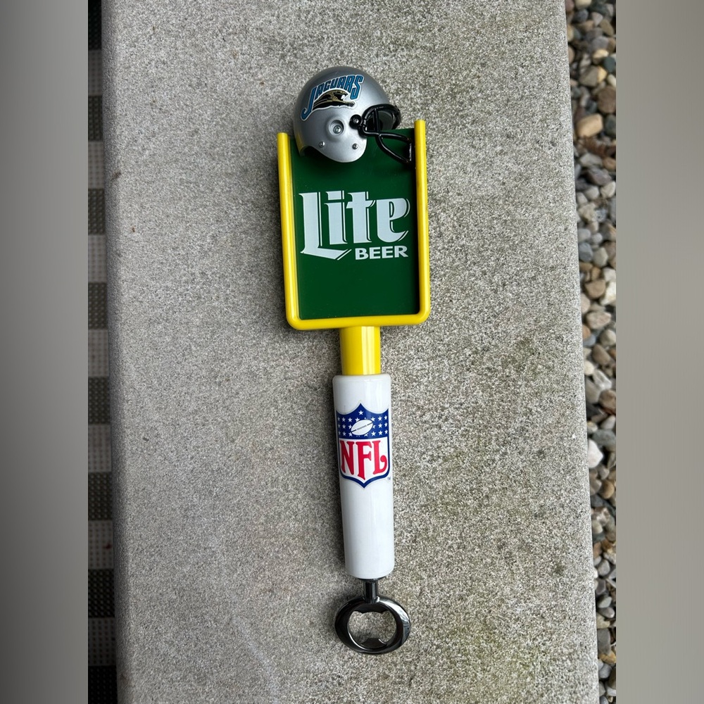 Custom Miller Lite tap handle bottle opener